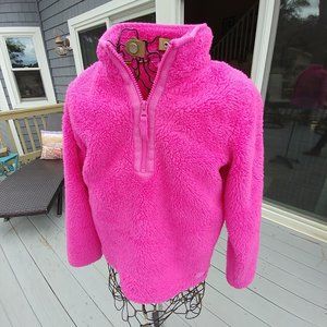 Joules Junior Merride Girls Fleece - Pink Cherry